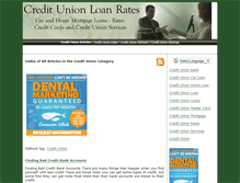 Tablet Screenshot of credit-union.alladinstips.com